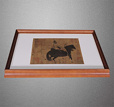 淄川书画装裱配框服务案例